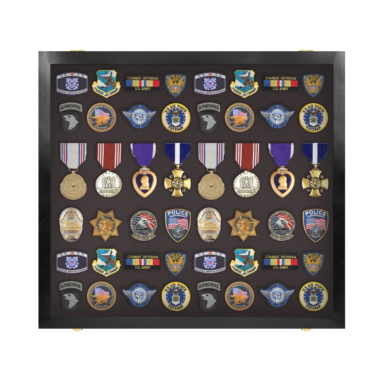 Medal Display Case - Award Display - Patches Display - Large