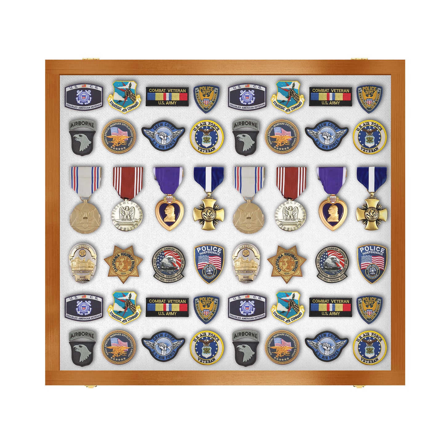 Medal Display Case - Award Display - Patches Display - Large