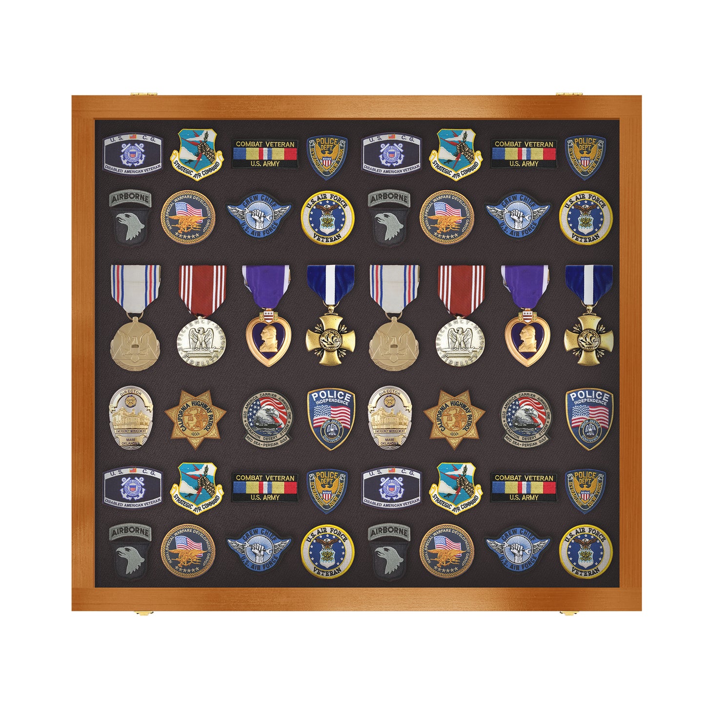 Medal Display Case - Award Display - Patches Display - Large