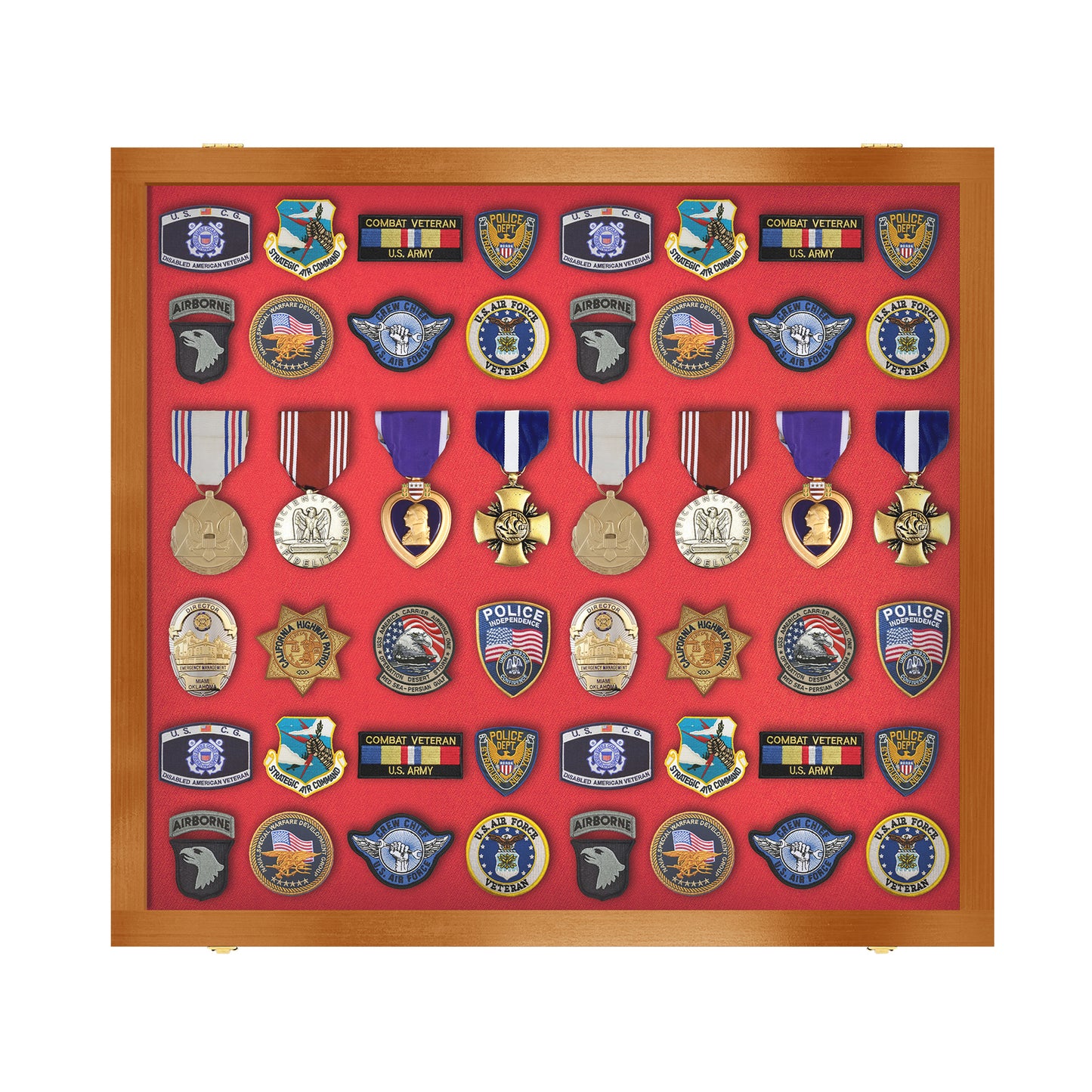 Medal Display Case - Award Display - Patches Display - Large