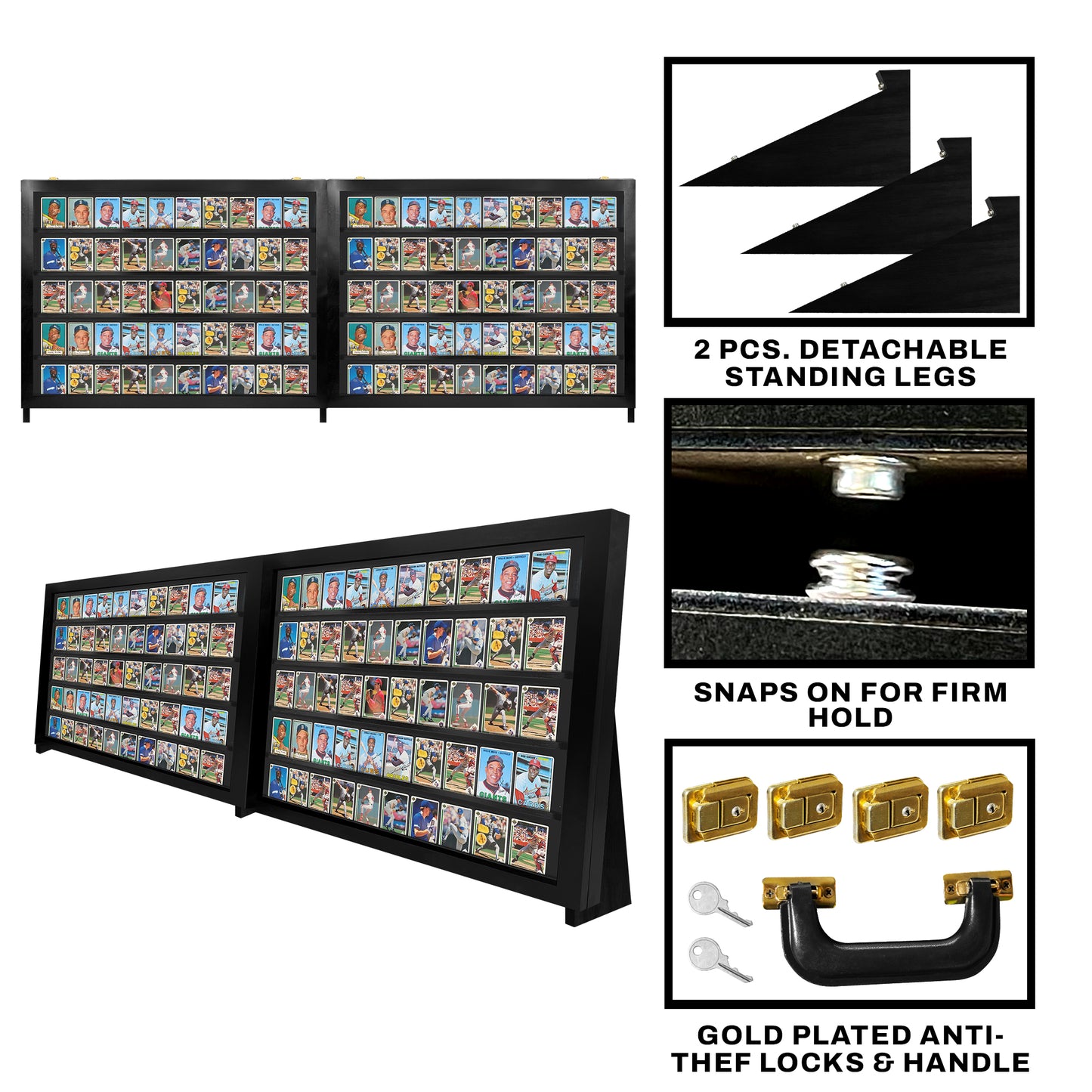 Card Display Tabletop /w Standing Legs - Full Table Top