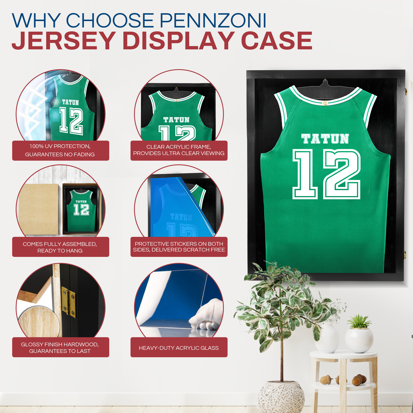 Jersey Display Case - Full size