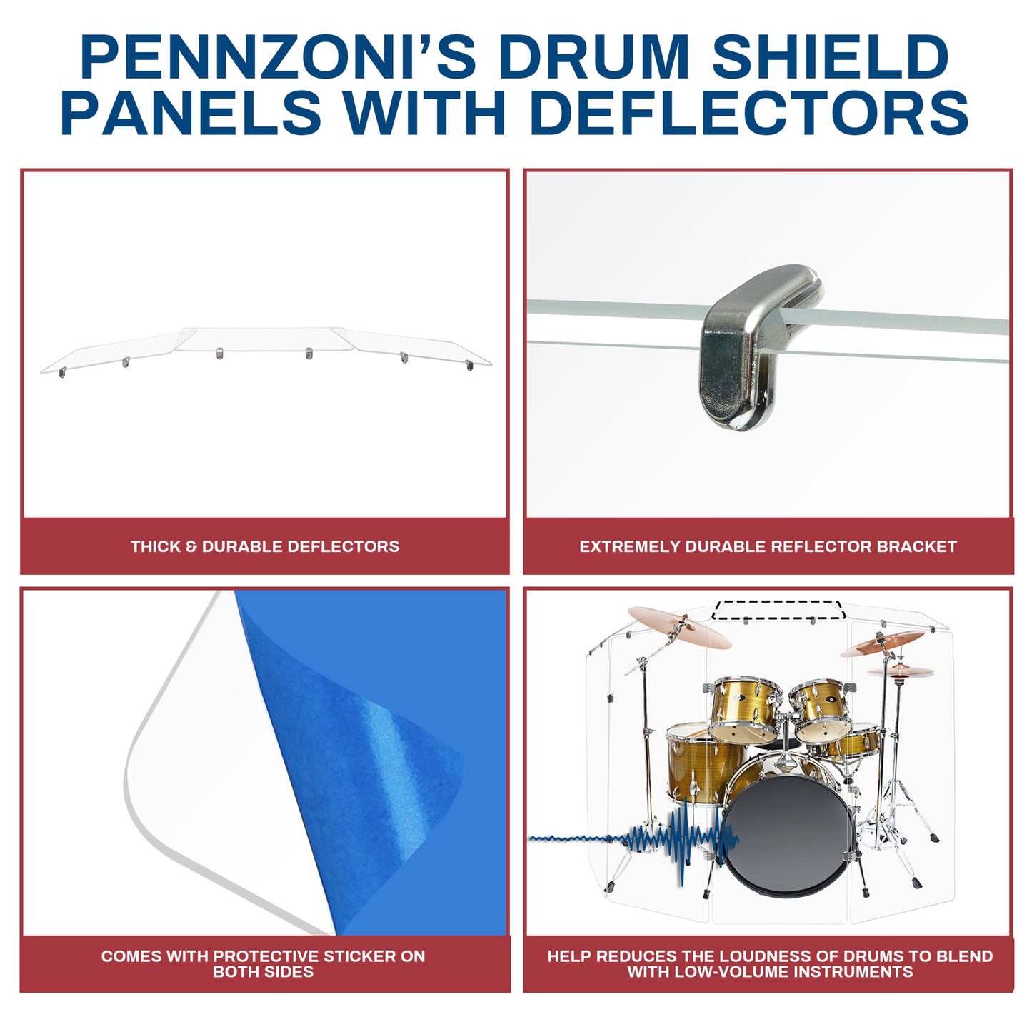 Deflector Shield w/ 2 Connectors