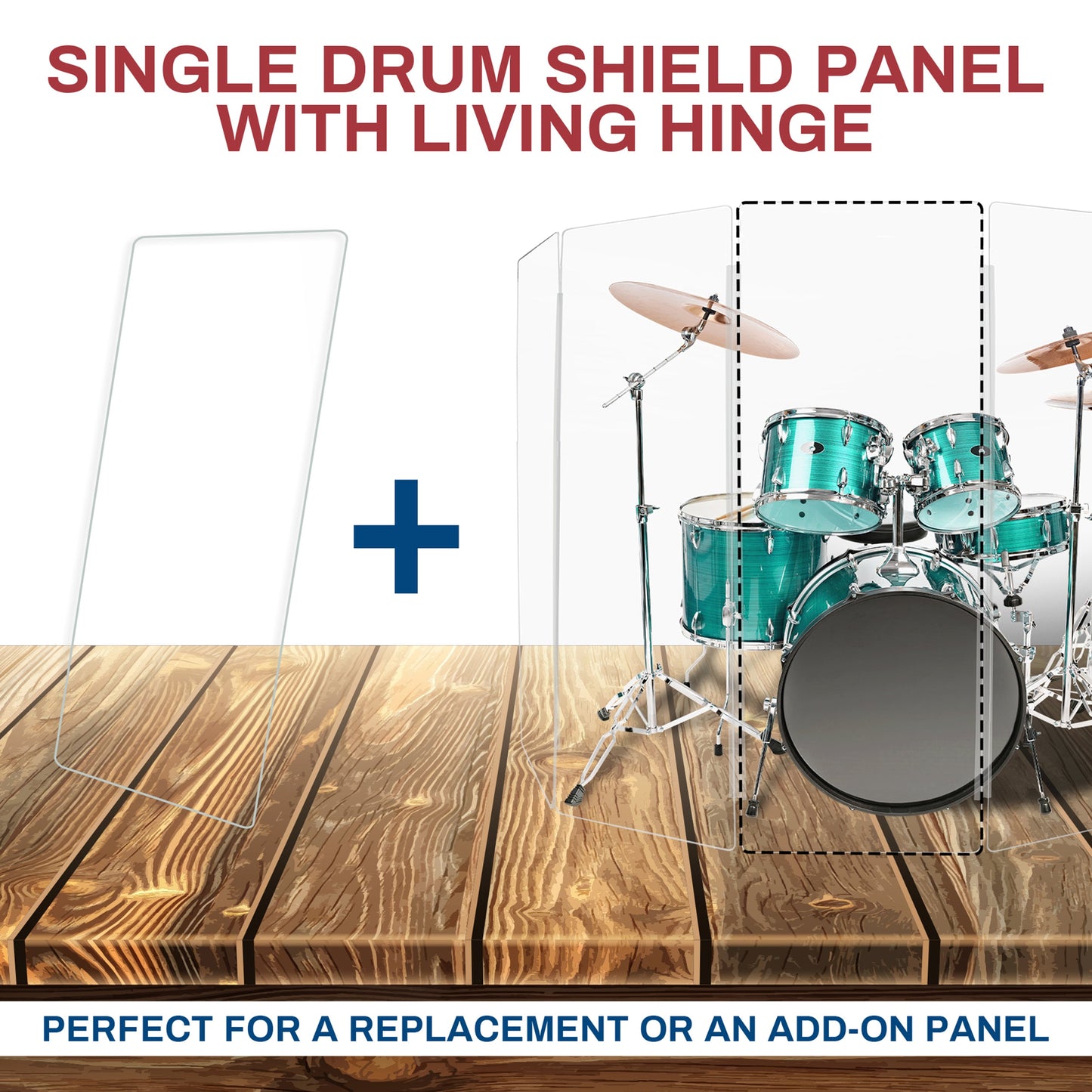 Single Panel Drum Shield W/ Deflector