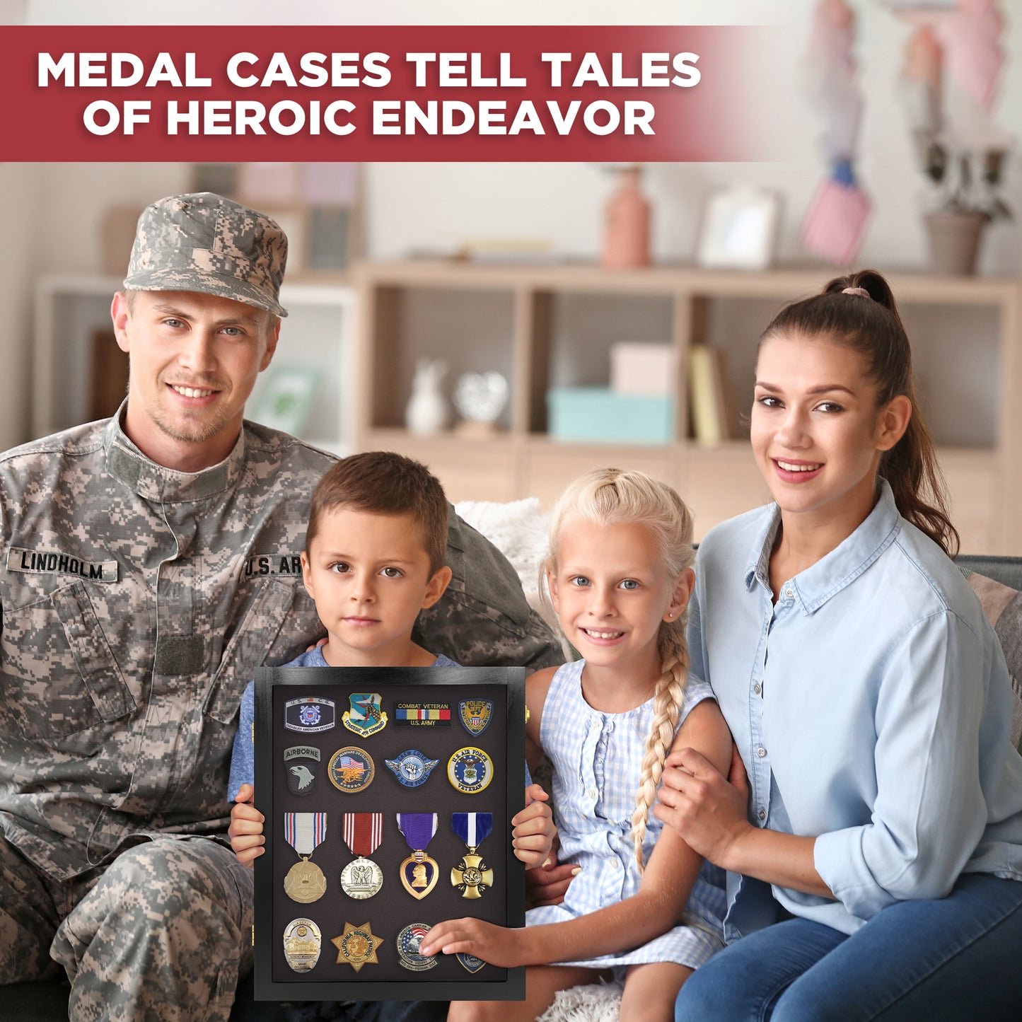 Medal Display Case - Award Display - Patches Display - Small