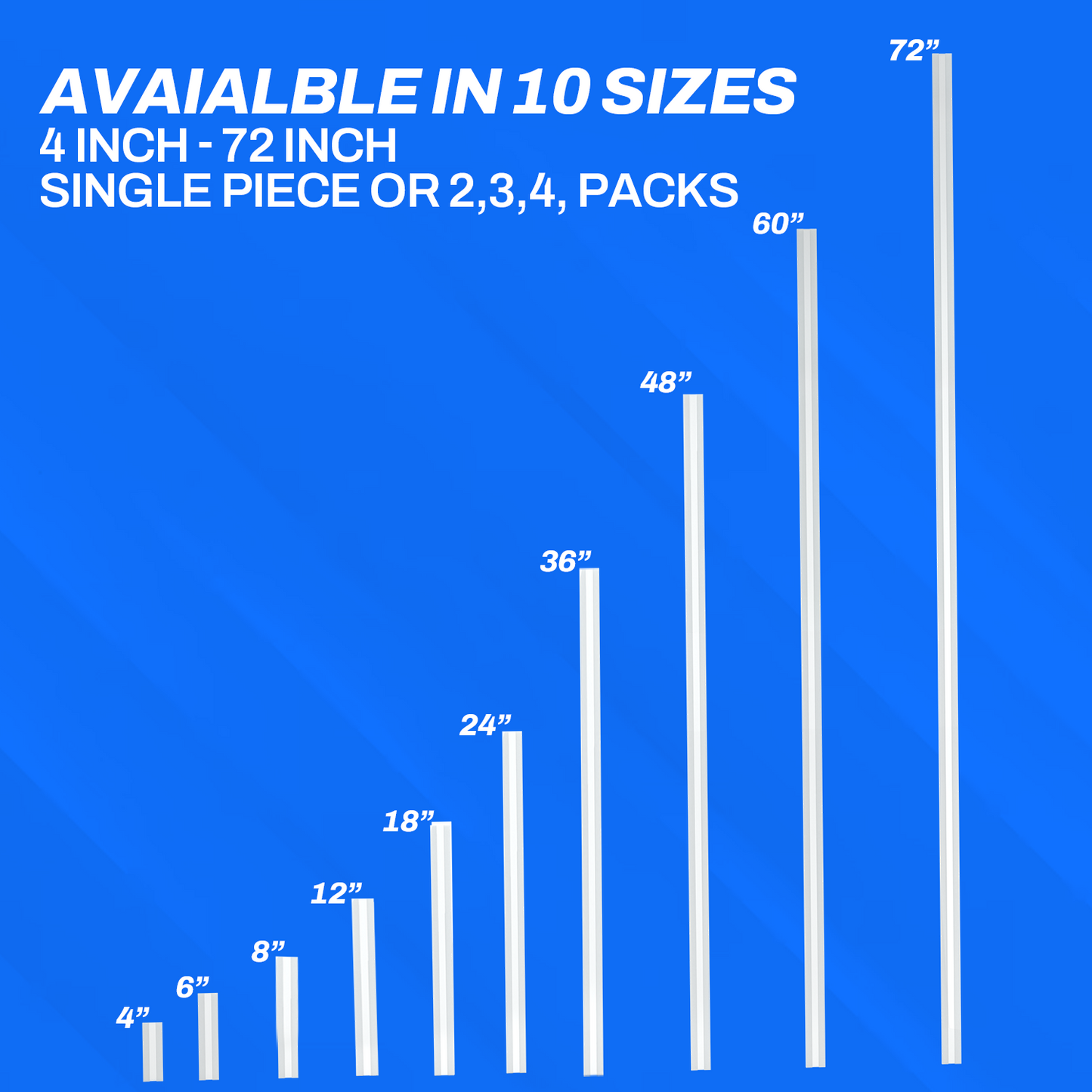 Plastic Hinges 6ft Tall - Plastic PVC