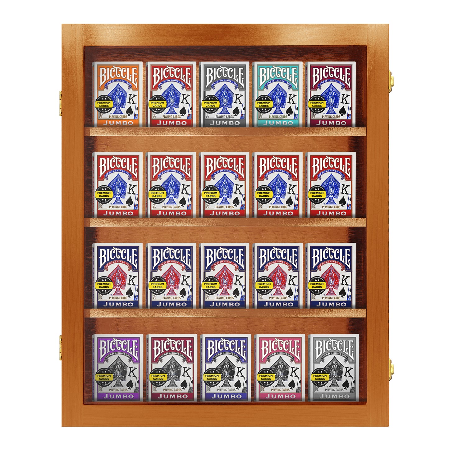 Playing Card Deck Display Case - Holds 20 Decks