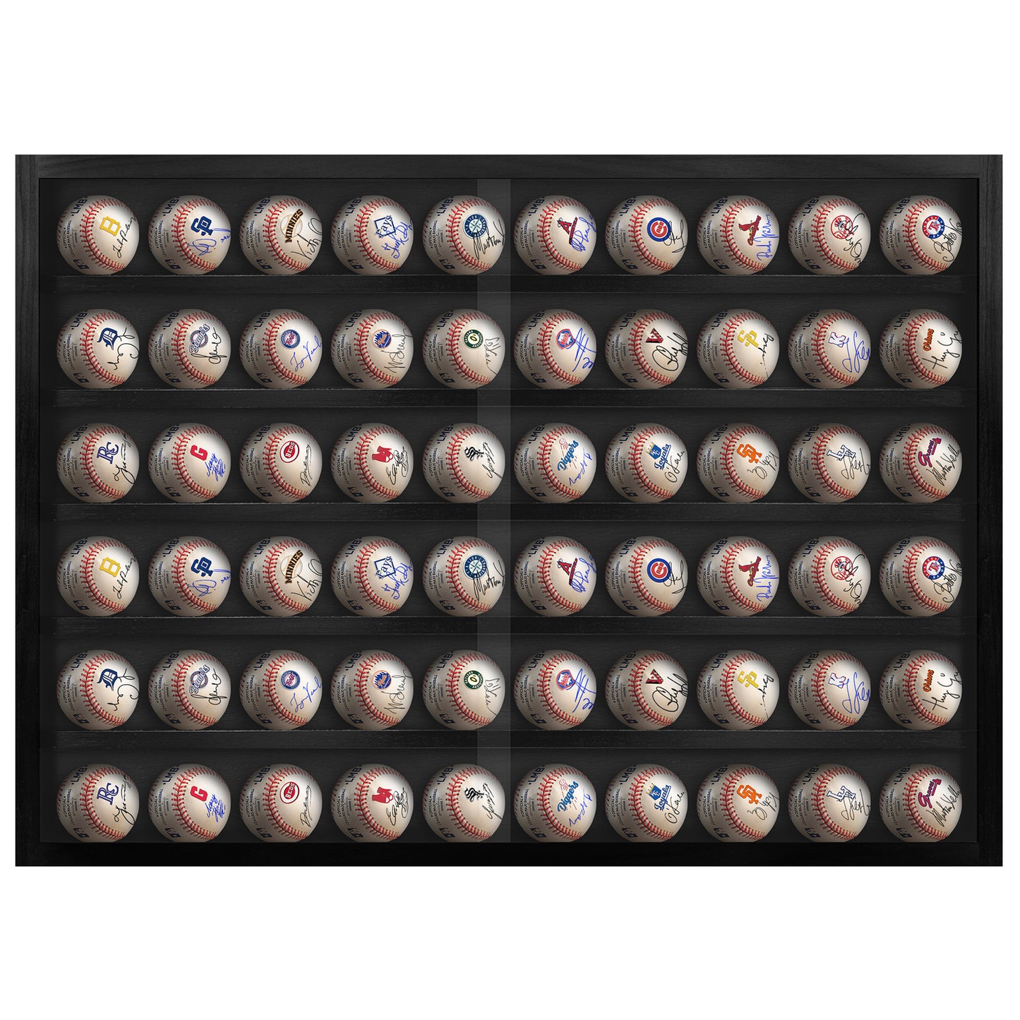 Baseball and Hockey Puck Display (Holds 60 Balls)