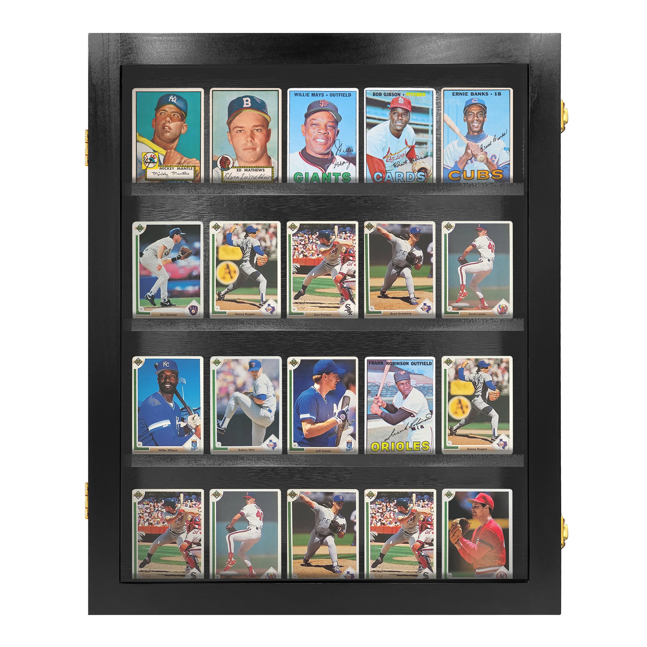 baseball card show display cases Trade Case 36" x 24" PSA Slabs Graded Wood Frame Box Sell even more valuable items in your store or on table tops at craft fairs Locking Portable Jewelry & Trading