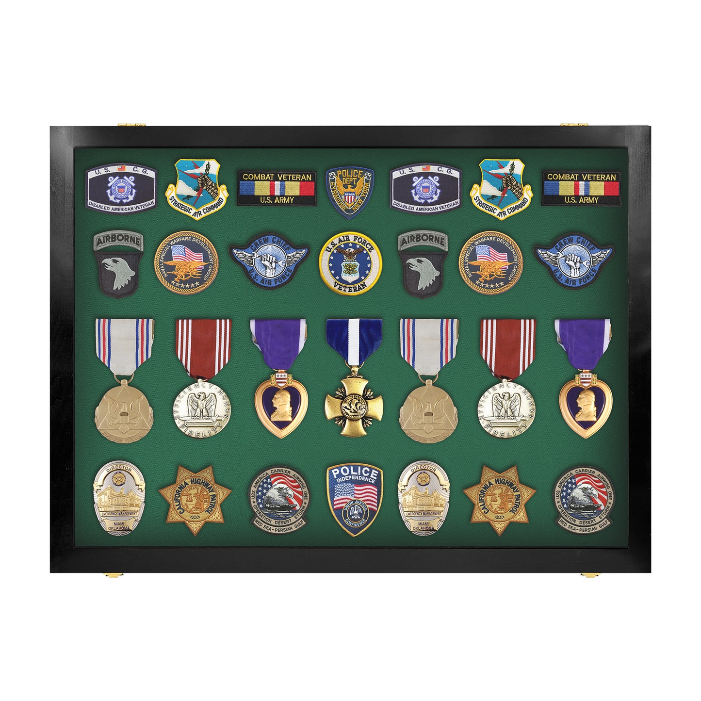 Medal Display Case - Award Display - Patches Display - Medium