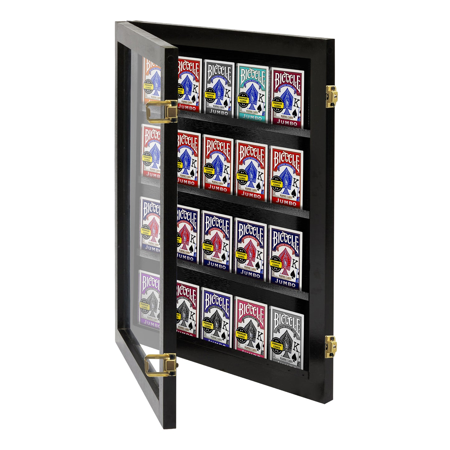 Playing Card Deck Display Case - Holds 20 Decks