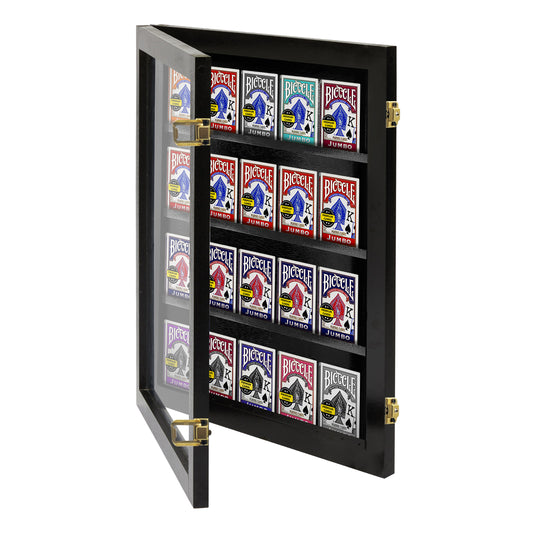 Playing Card Deck Display Case - Holds 20 Decks