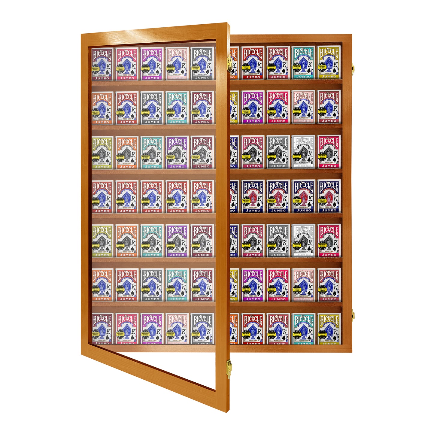 Playing Card Deck Display Case - Holds 70 Decks