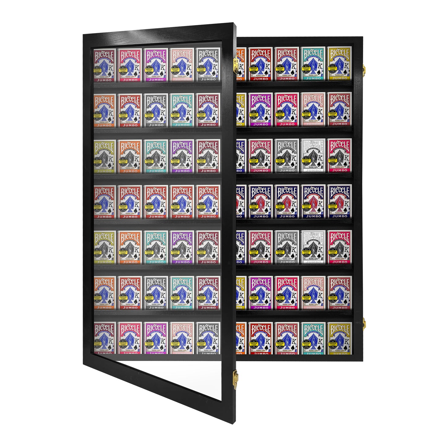 Playing Card Deck Display Case - Holds 70 Decks