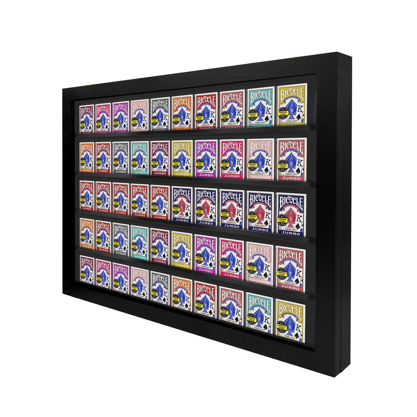 Playing Card Deck Display Case - Holds 50 Decks