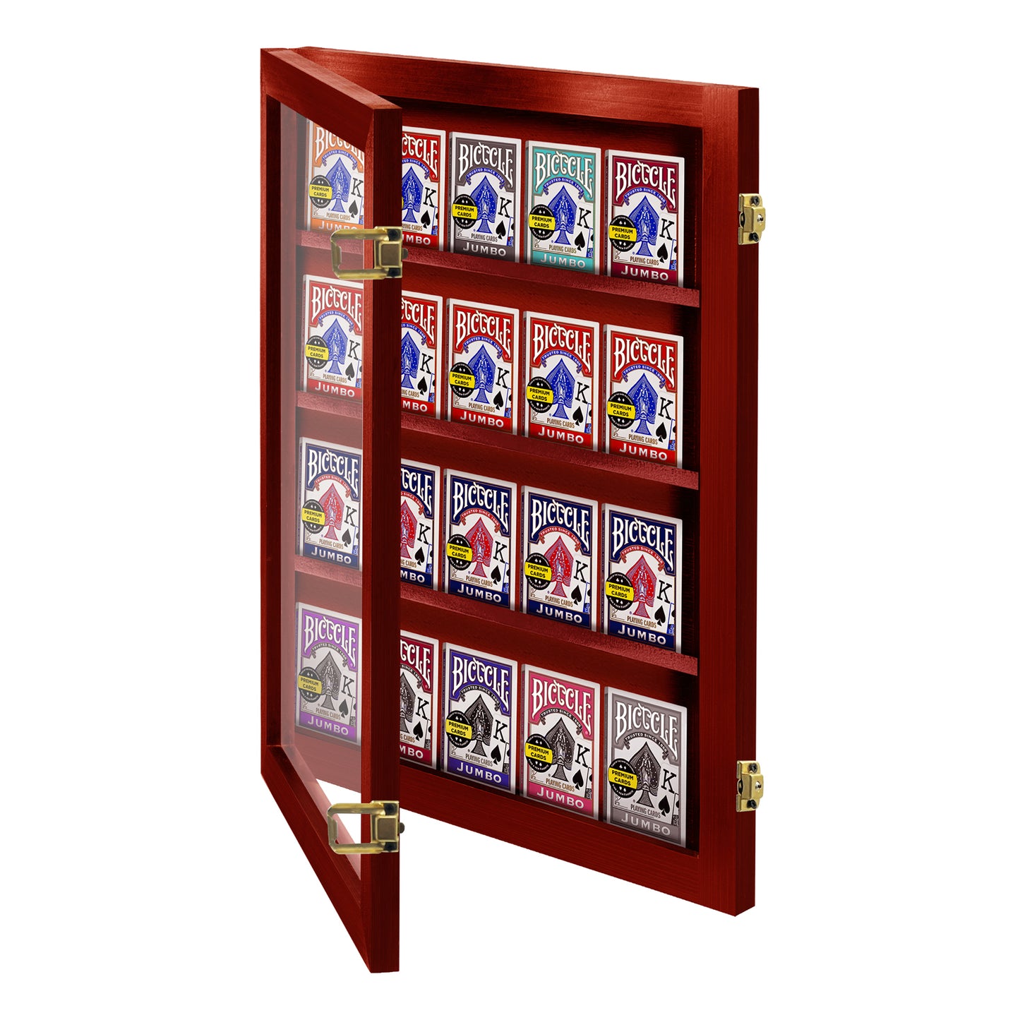 Playing Card Deck Display Case - Holds 20 Decks