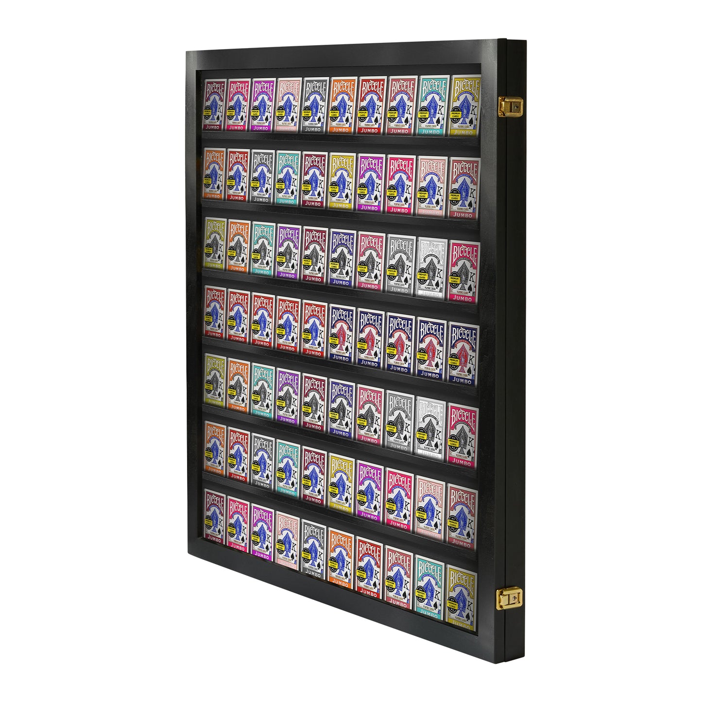 Playing Card Deck Display Case - Holds 70 Decks