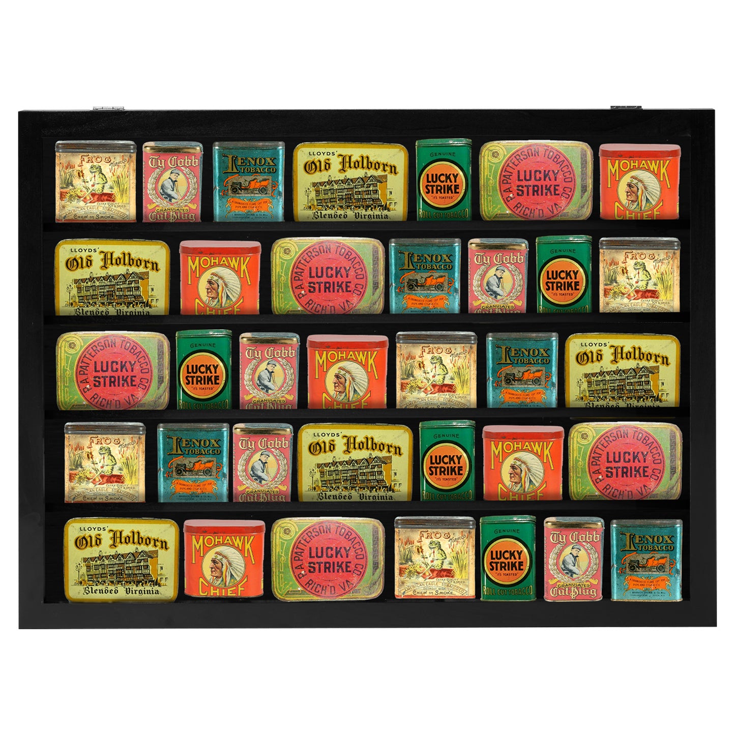 Tobacco Tin Display Case