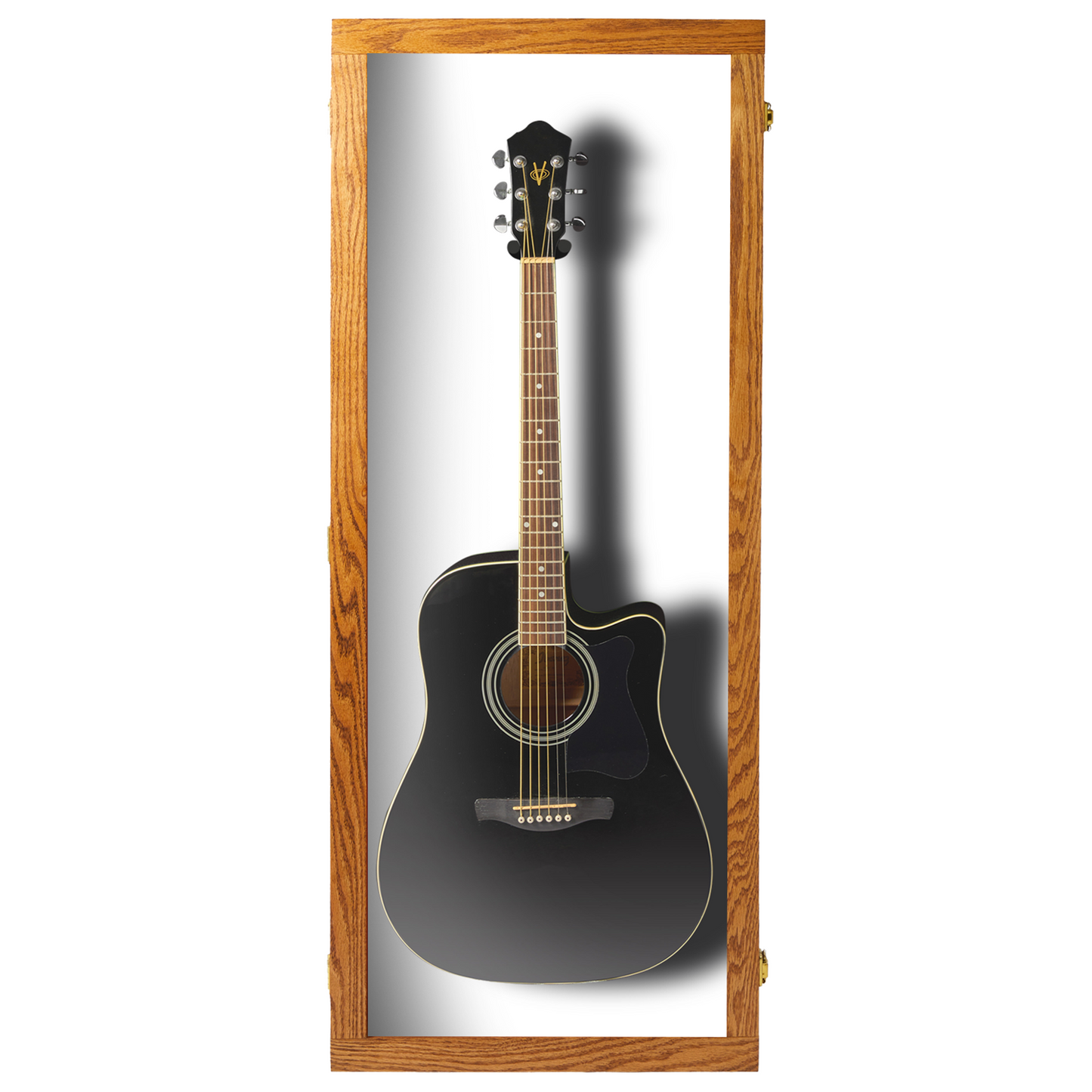 Acoustic Guitar Display Case - Premium Oak