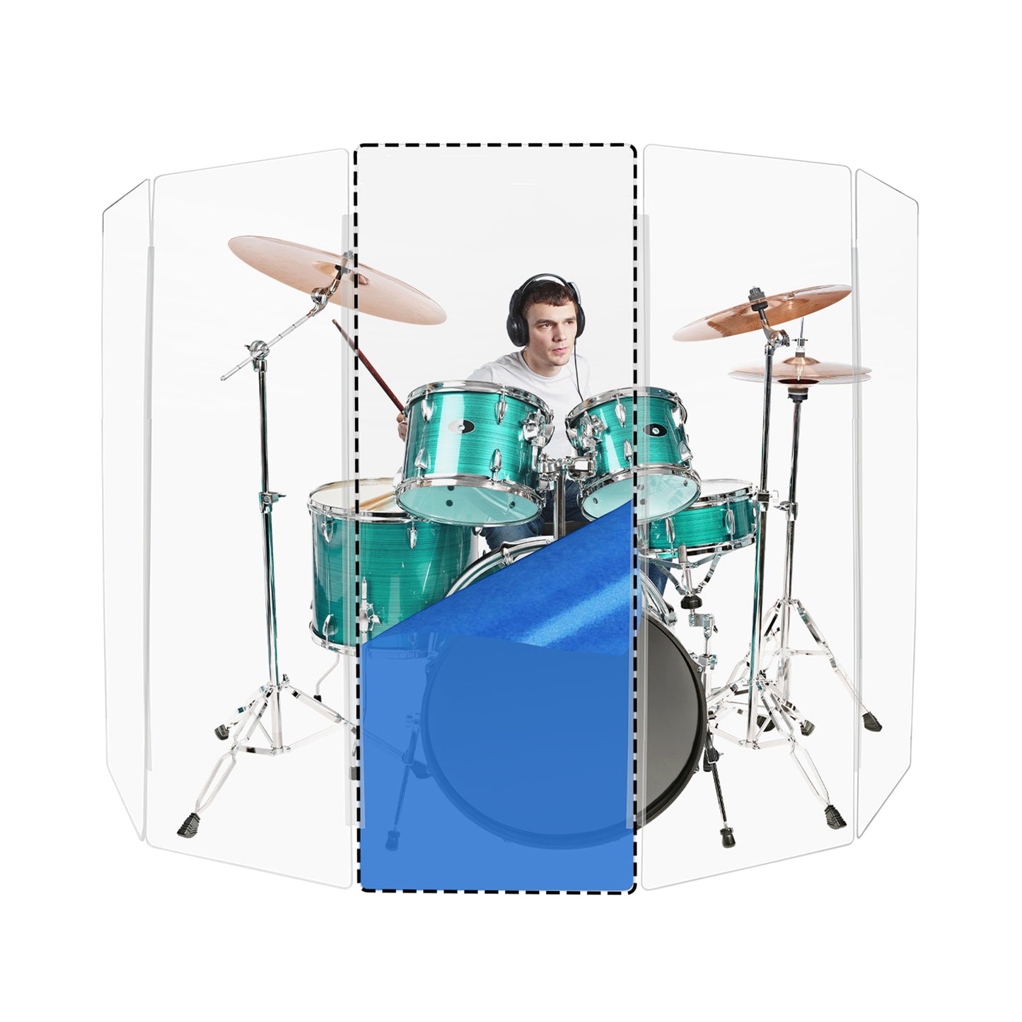 Single Panel Drum Shield