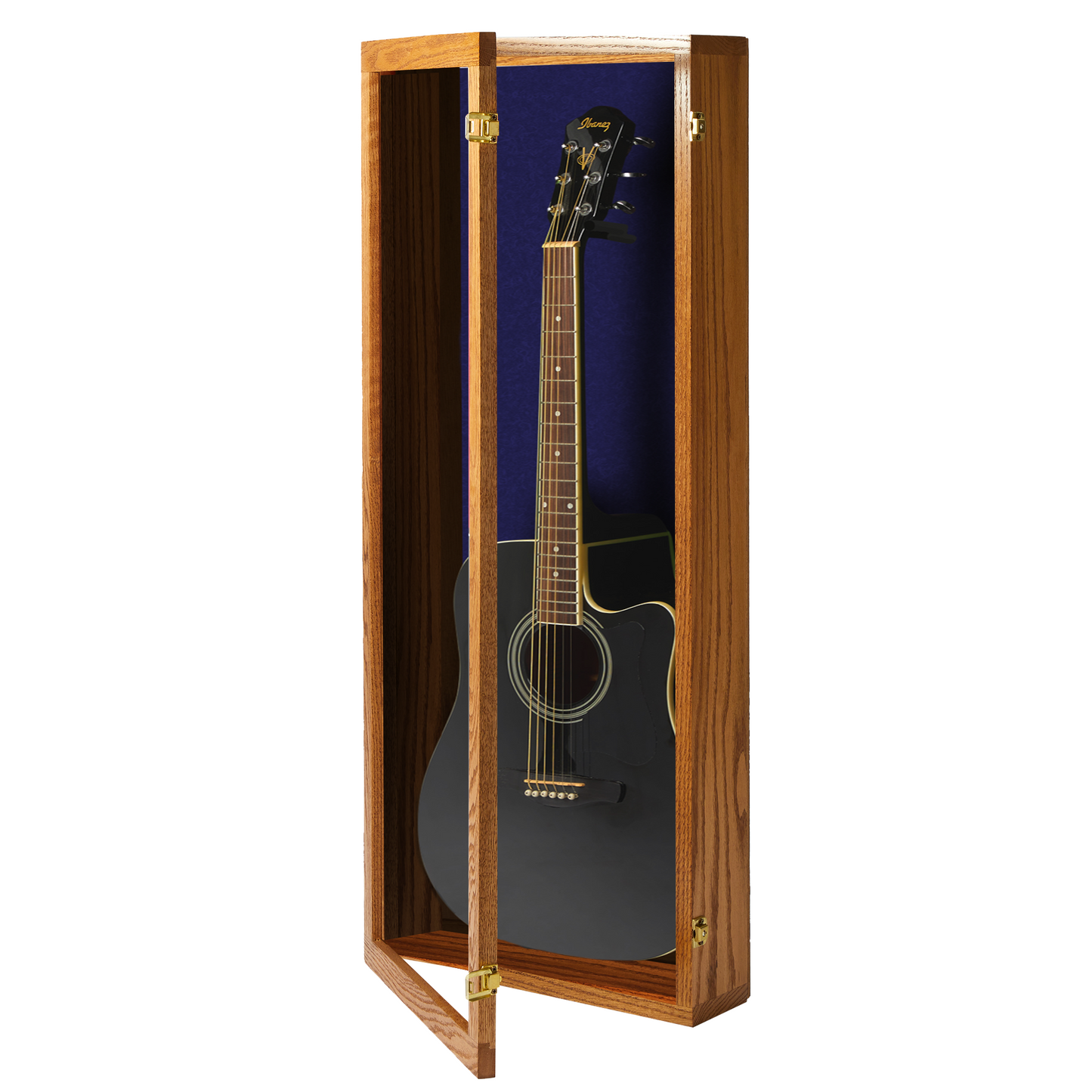 Acoustic Guitar Display Case - Premium Oak