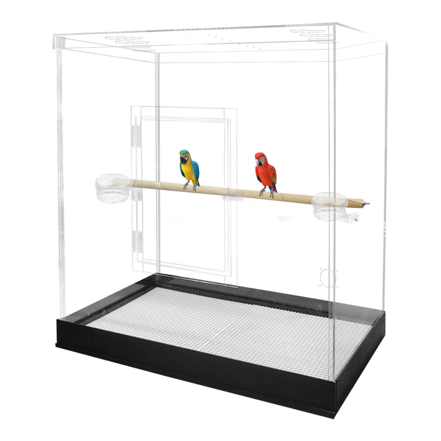 Extra Large Acrylic Bird Cage -Macaw Acrylic Cage