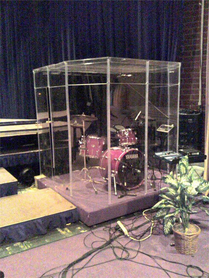 Drum Booth, Sound Room Drum Shields or Drum Shield