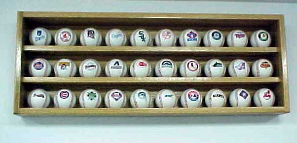 Baseball and Hockey Puck Display (Holds 30 Balls)