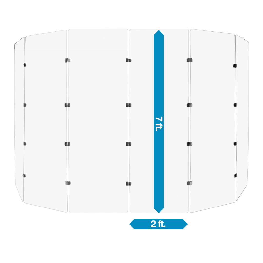 Drum Shield 2ft. x 7 ft. Panels