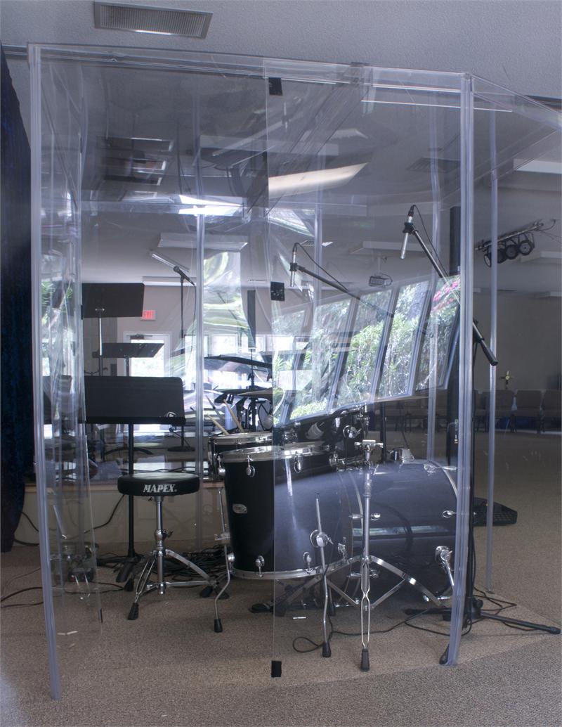 Drum Booth, Sound Room Drum Shields or Drum Shield