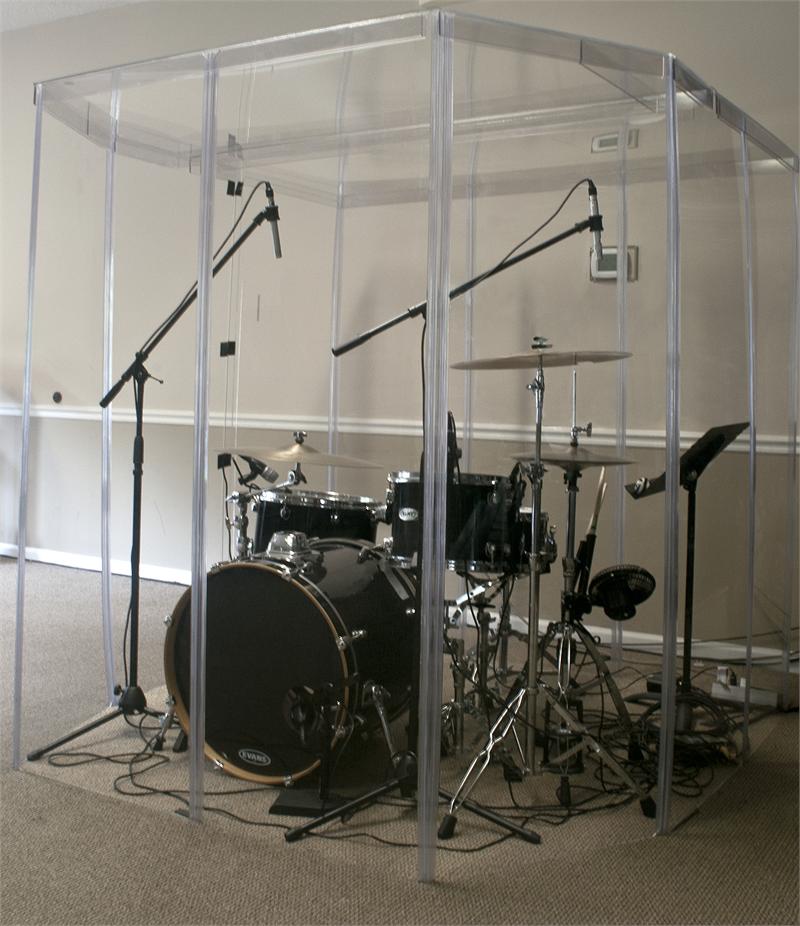 Drum Booth, Sound Room Drum Shields or Drum Shield