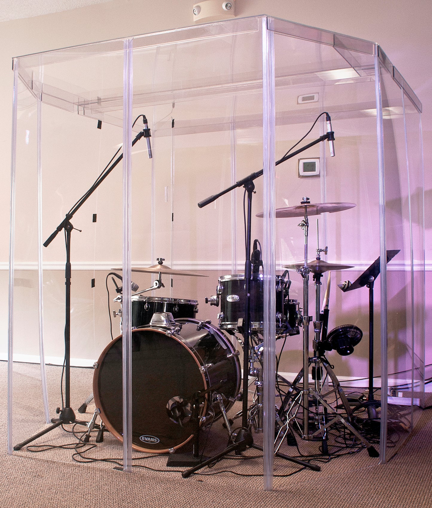 Drum Booth, Sound Room Drum Shields or Drum Shield