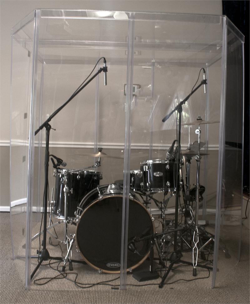 Drum Booth, Sound Room Drum Shields or Drum Shield