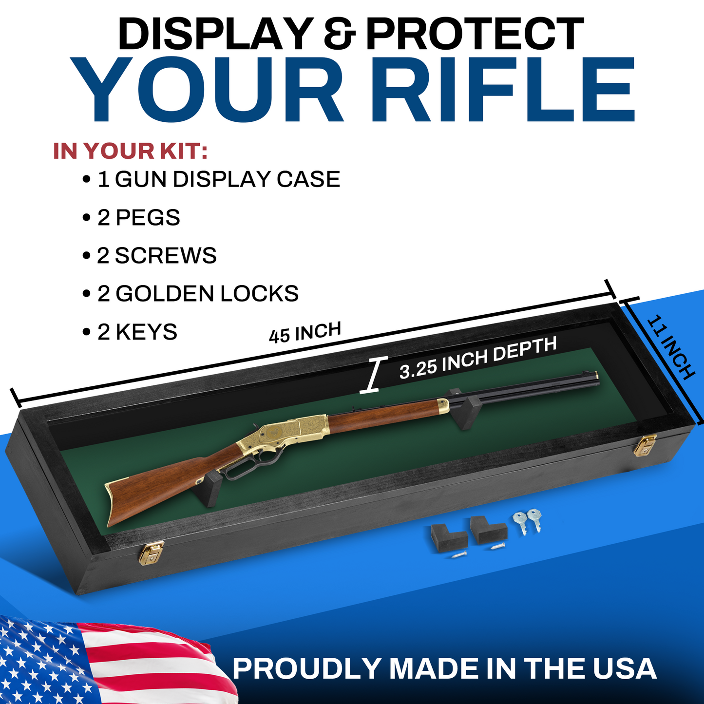 Rifle Gun Display Case