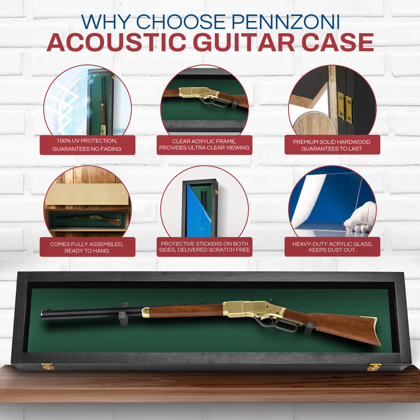 Rifle Gun Display Case