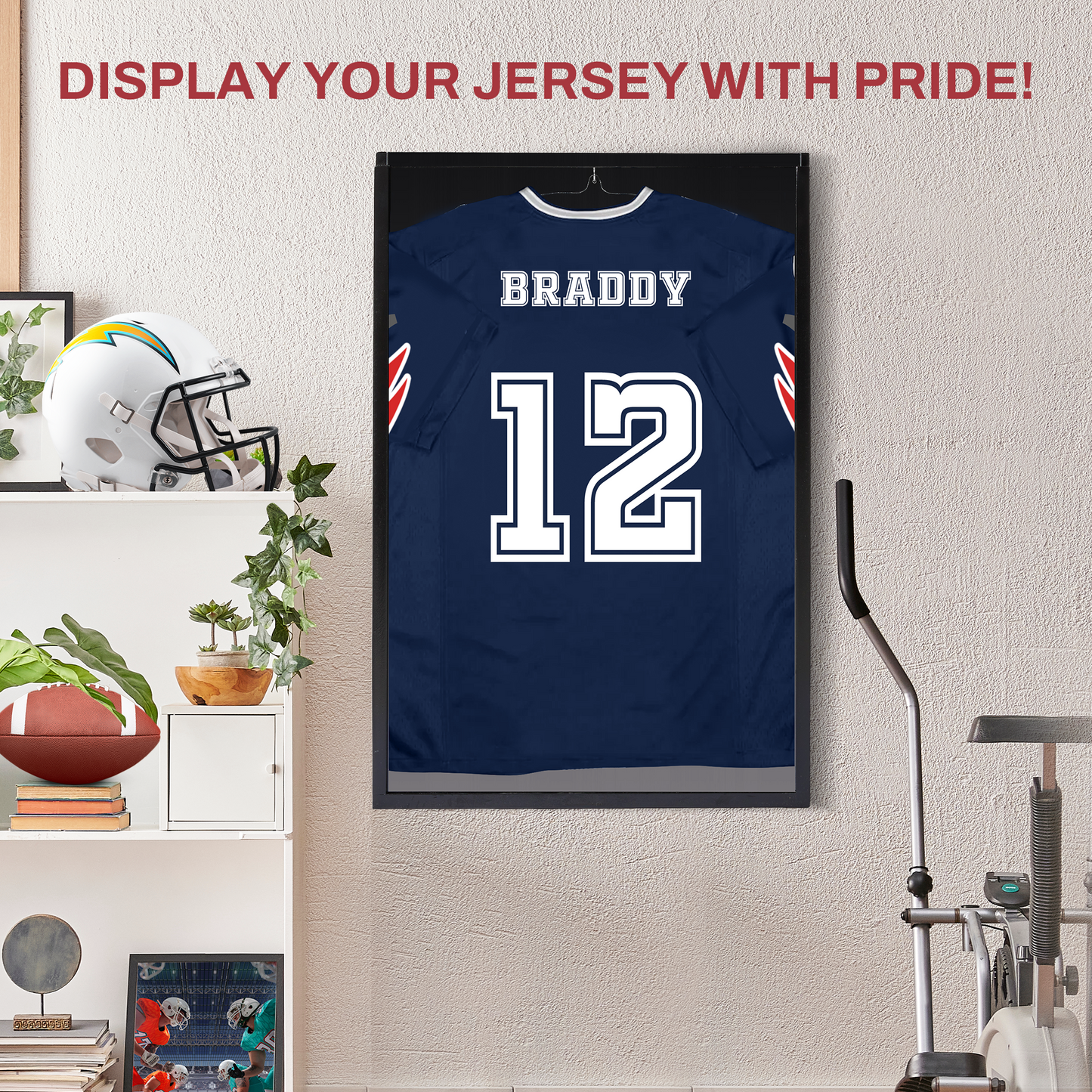 Jersey Frame Display Case - Shadow Box for Jersey Display