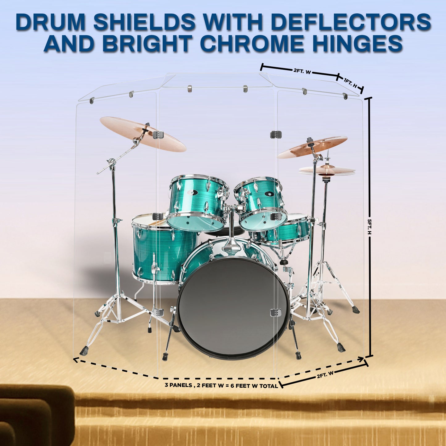 Drum Shield 2ft. x 5 ft. Panels