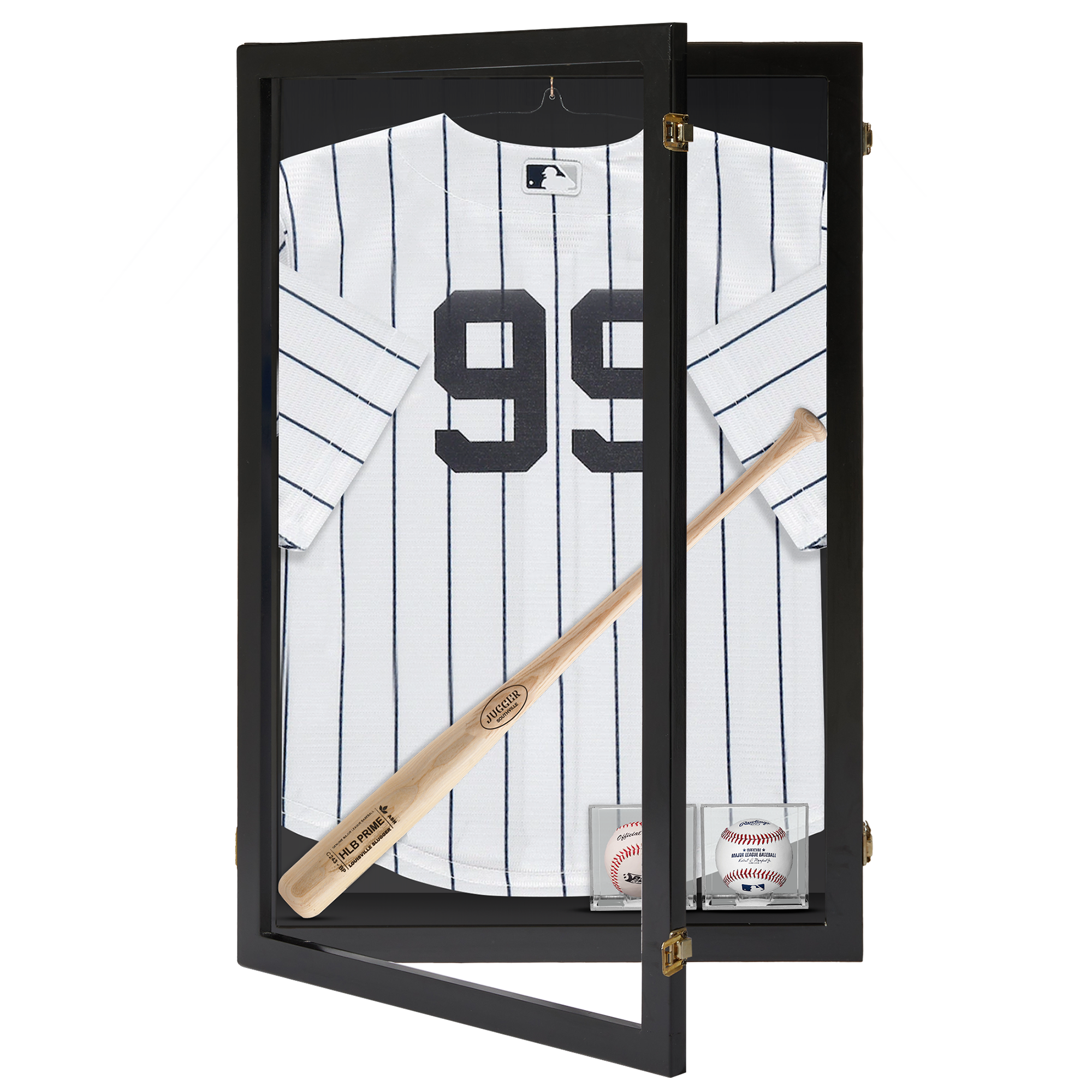 PENNZONI Jersey Frame Display Case, Mirrored Back, Clear Acrylic Jersey  Frame for Baseball, Football, Hockey, & Basketball