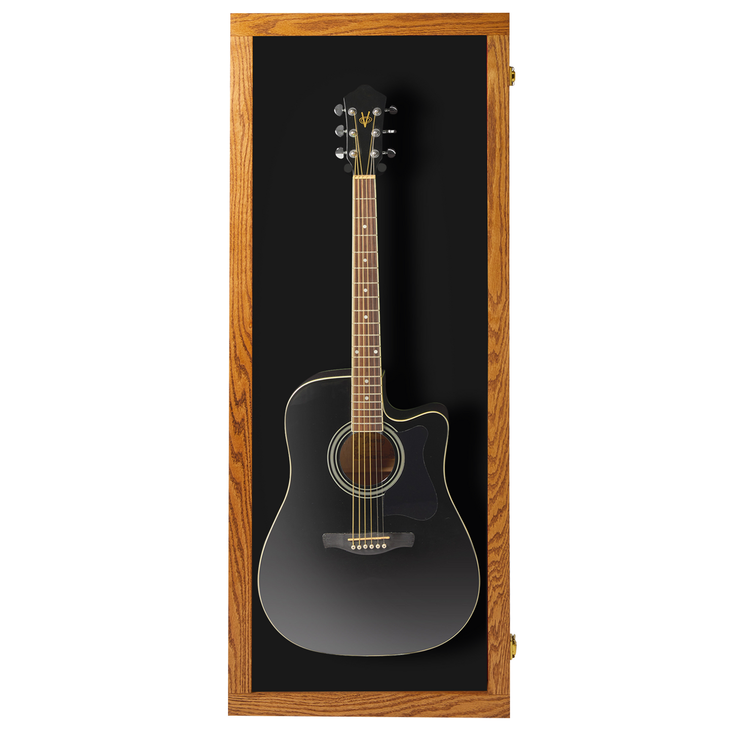 Acoustic Guitar Display Case - Premium Oak