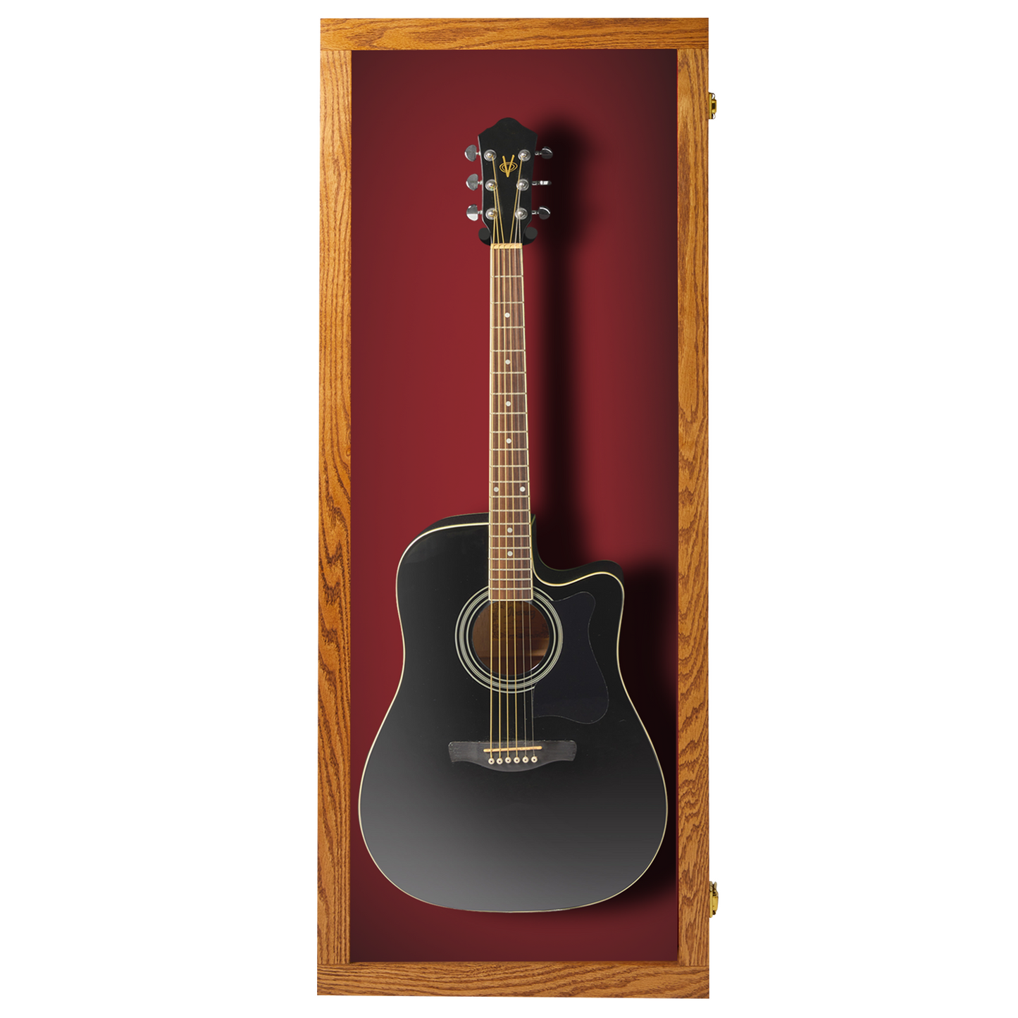 Acoustic Guitar Display Case - Premium Oak