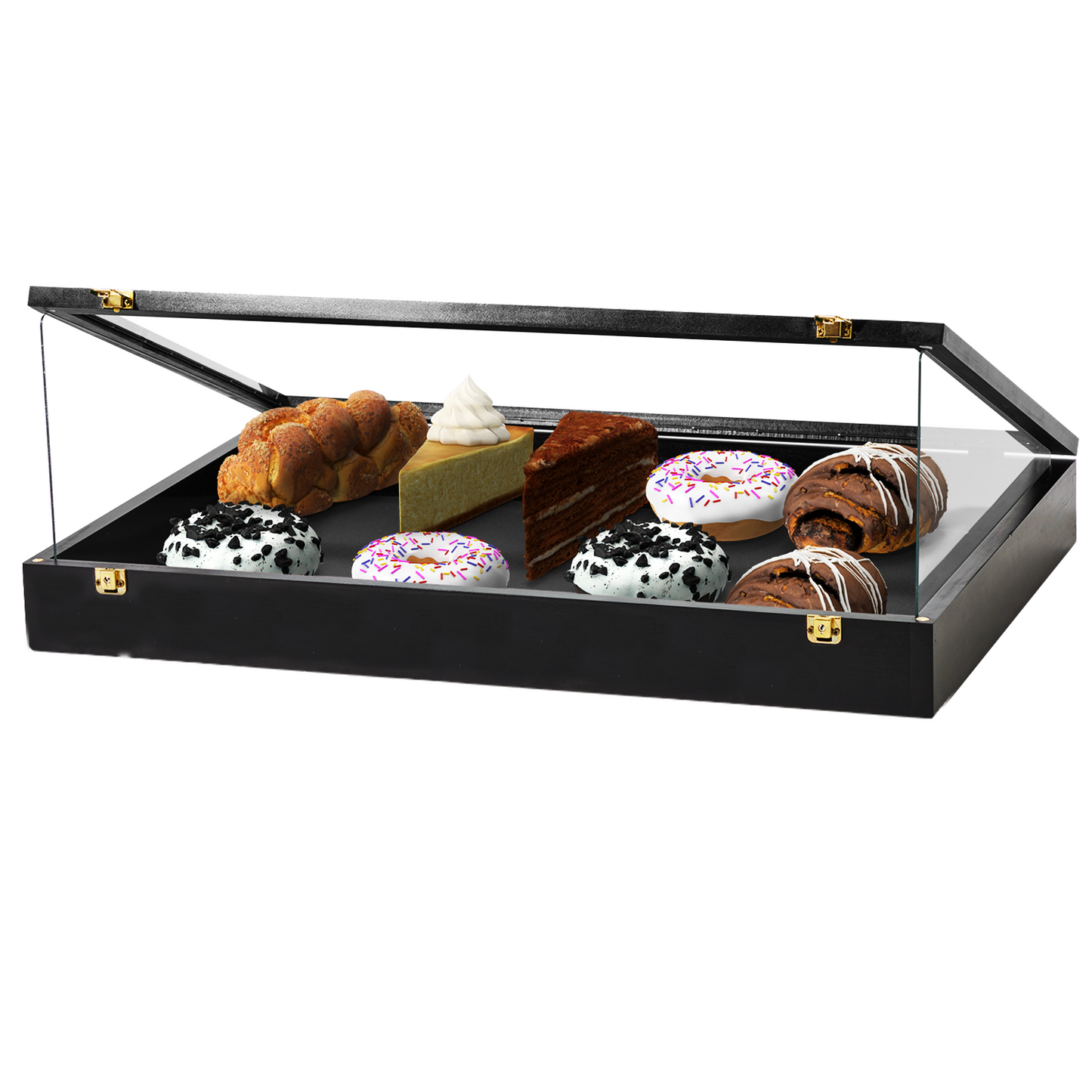 Trade Show Display Case Portable - w/ Acrylic Side Guards