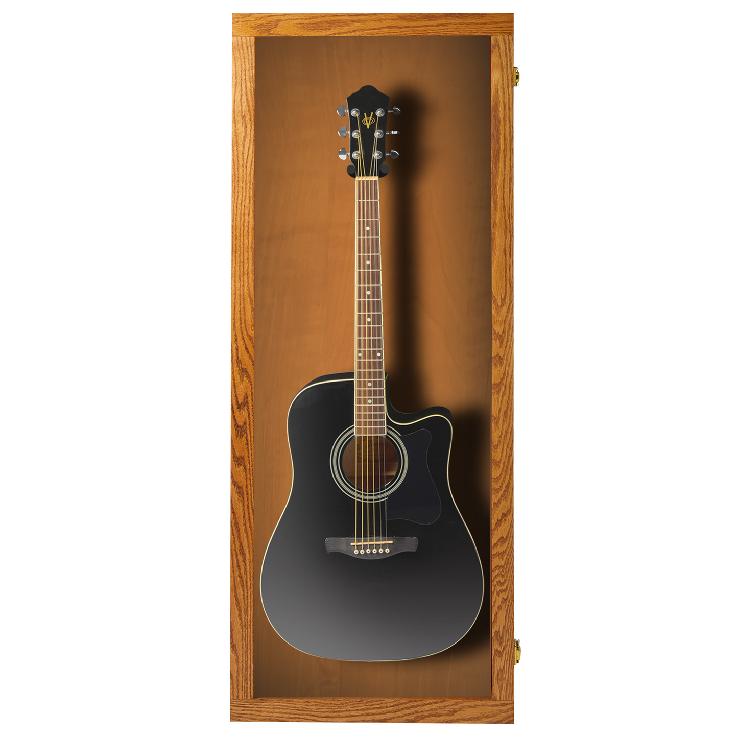 Acoustic Guitar Display Case - Premium Oak