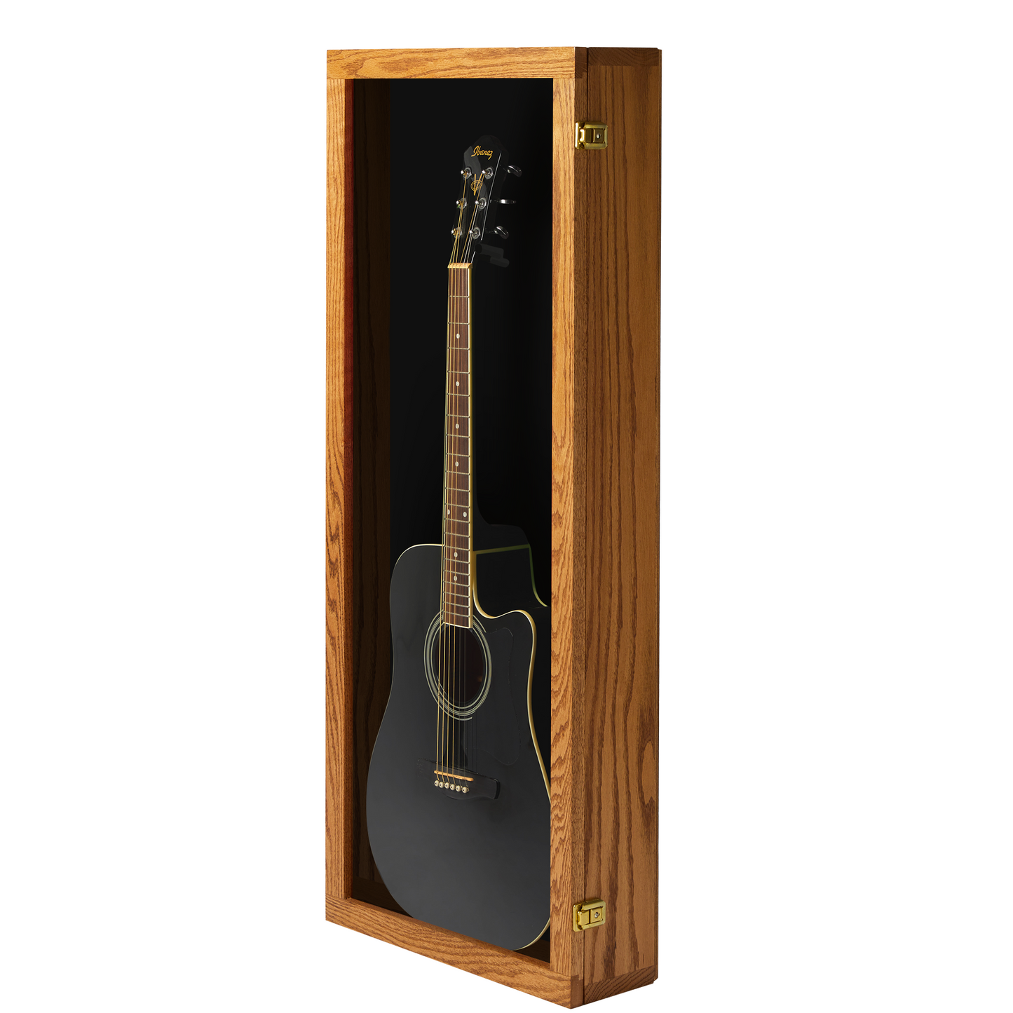 Acoustic Guitar Display Case - Premium Oak