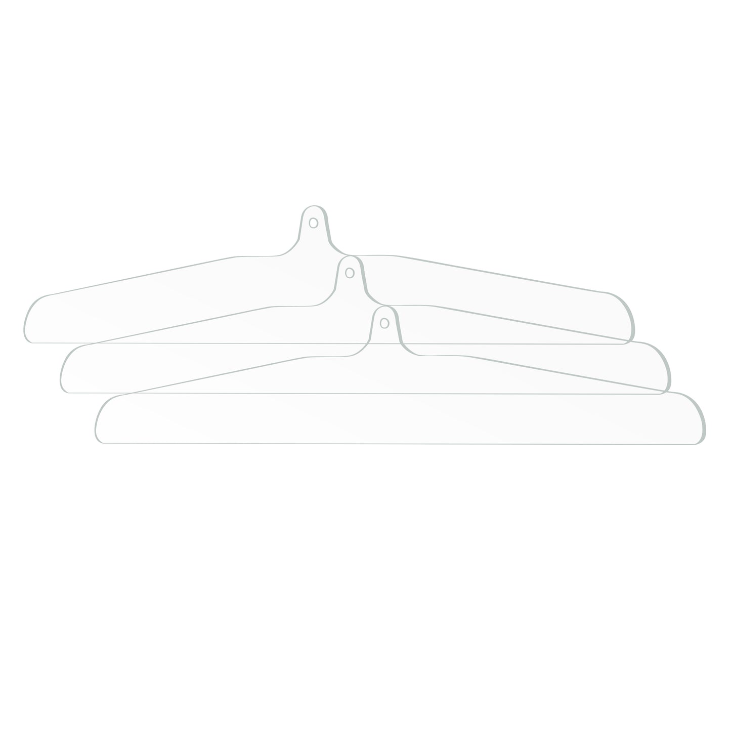 Clear Acrylic Hanger - Jersey Display Hanger