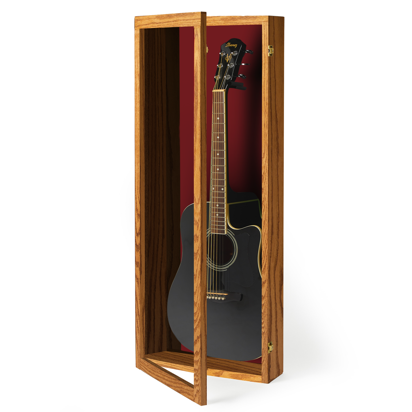 Acoustic Guitar Display Case - Premium Oak