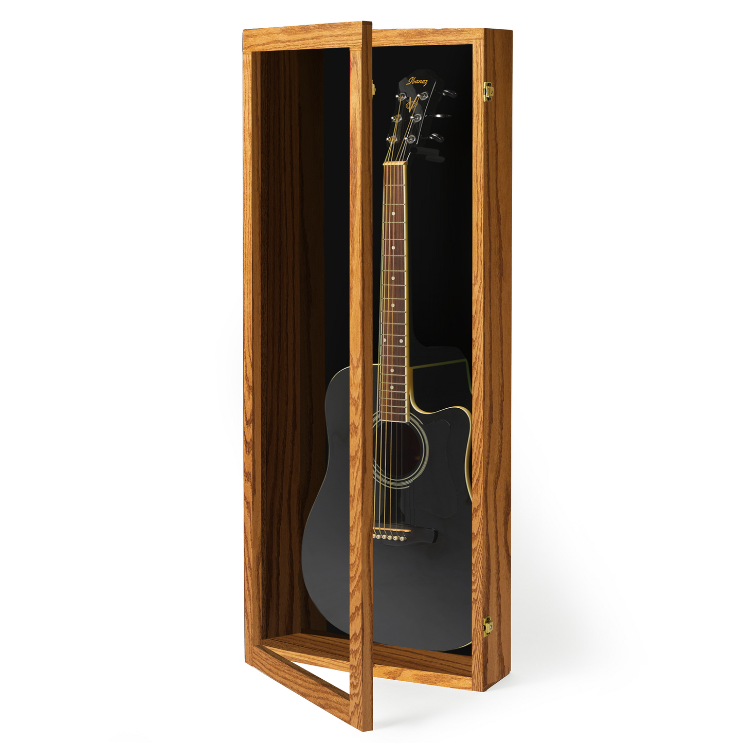 Acoustic Guitar Display Case - Premium Oak