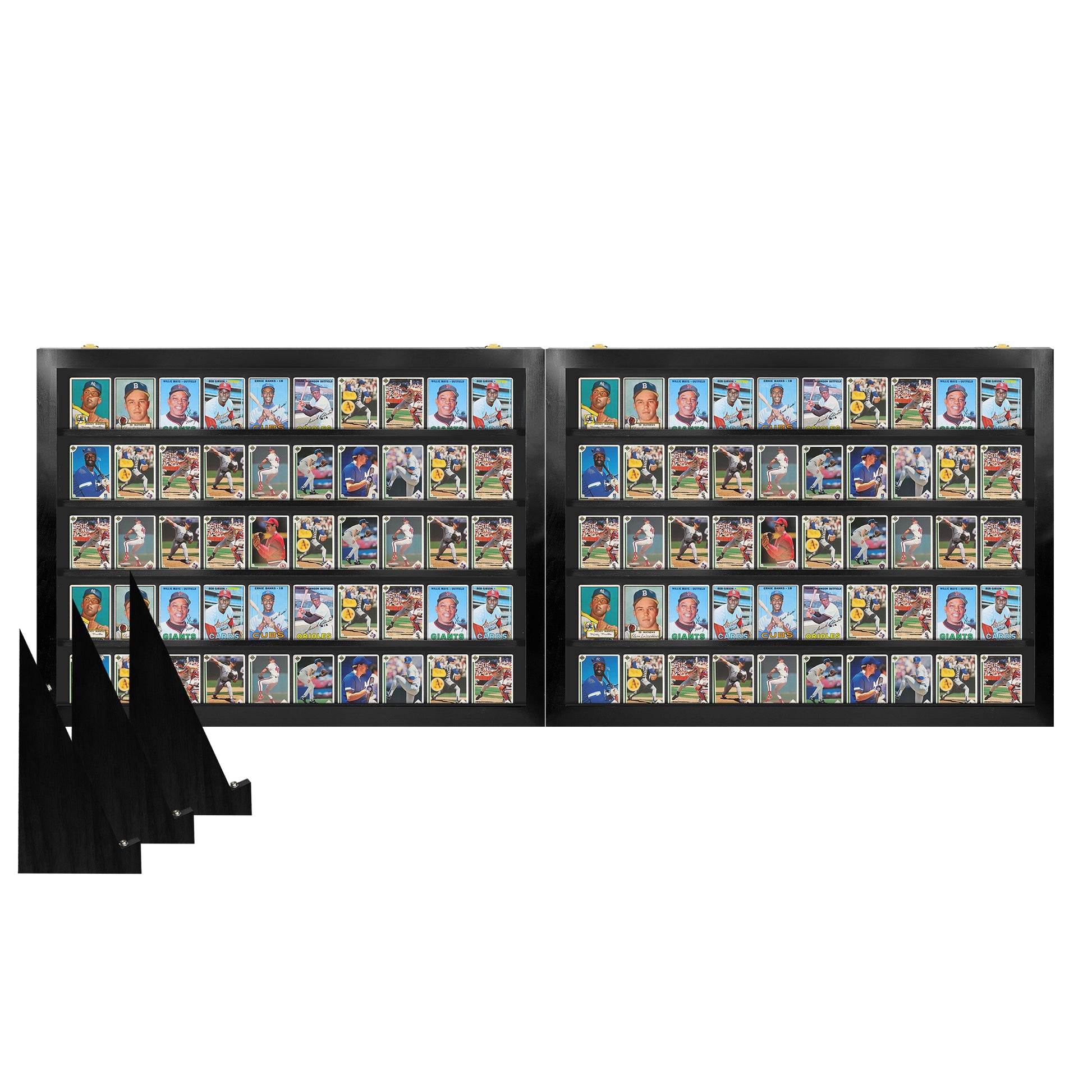 Pennzoni Full Table Top Display Case w/ Stand, Acrylic Baseball Card Show, Black Pennzoni Full Table Top Display Case w/ Stand, Acrylic Baseball Card Show, Black