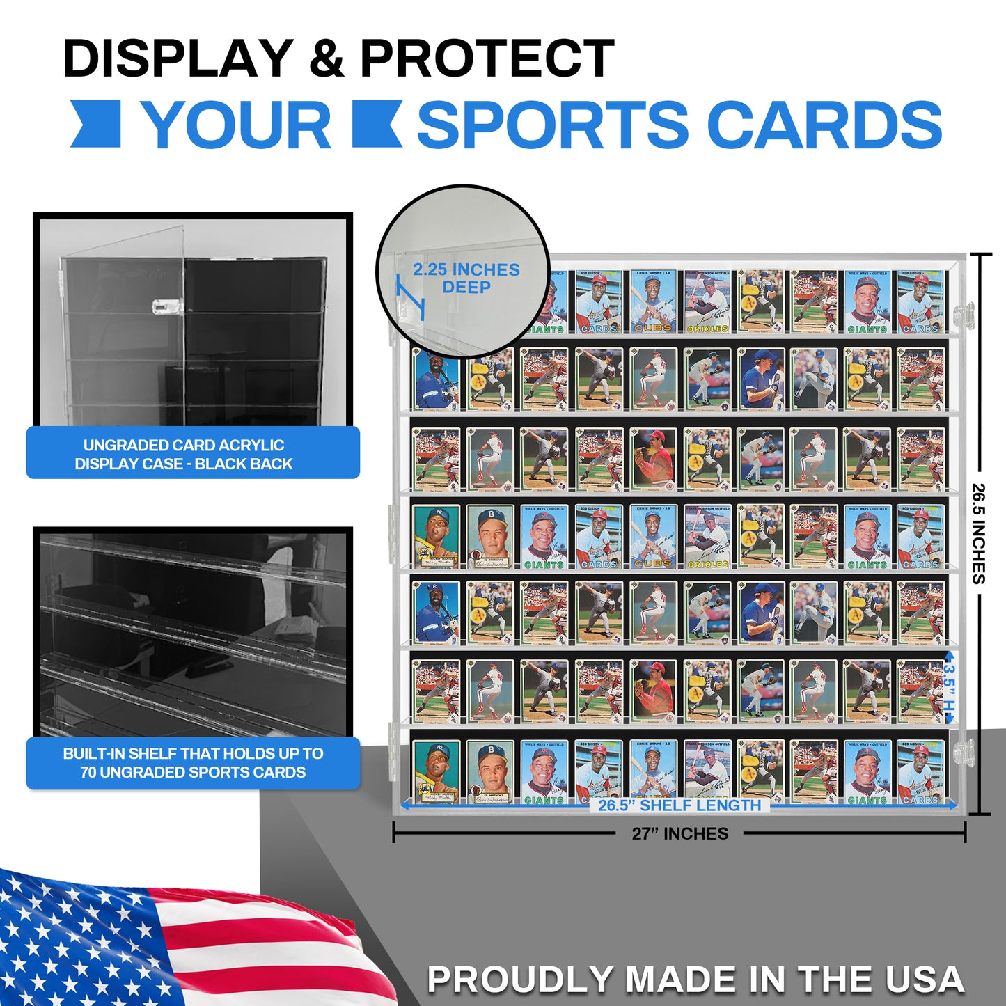 70 Ungraded Card - Fully Acrylic