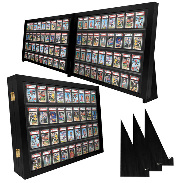 sports cards display cases Graded Card Tabletop /w Standing Legs Custom:Venusaur Stoutland ready to hang hooks Can't get enough of