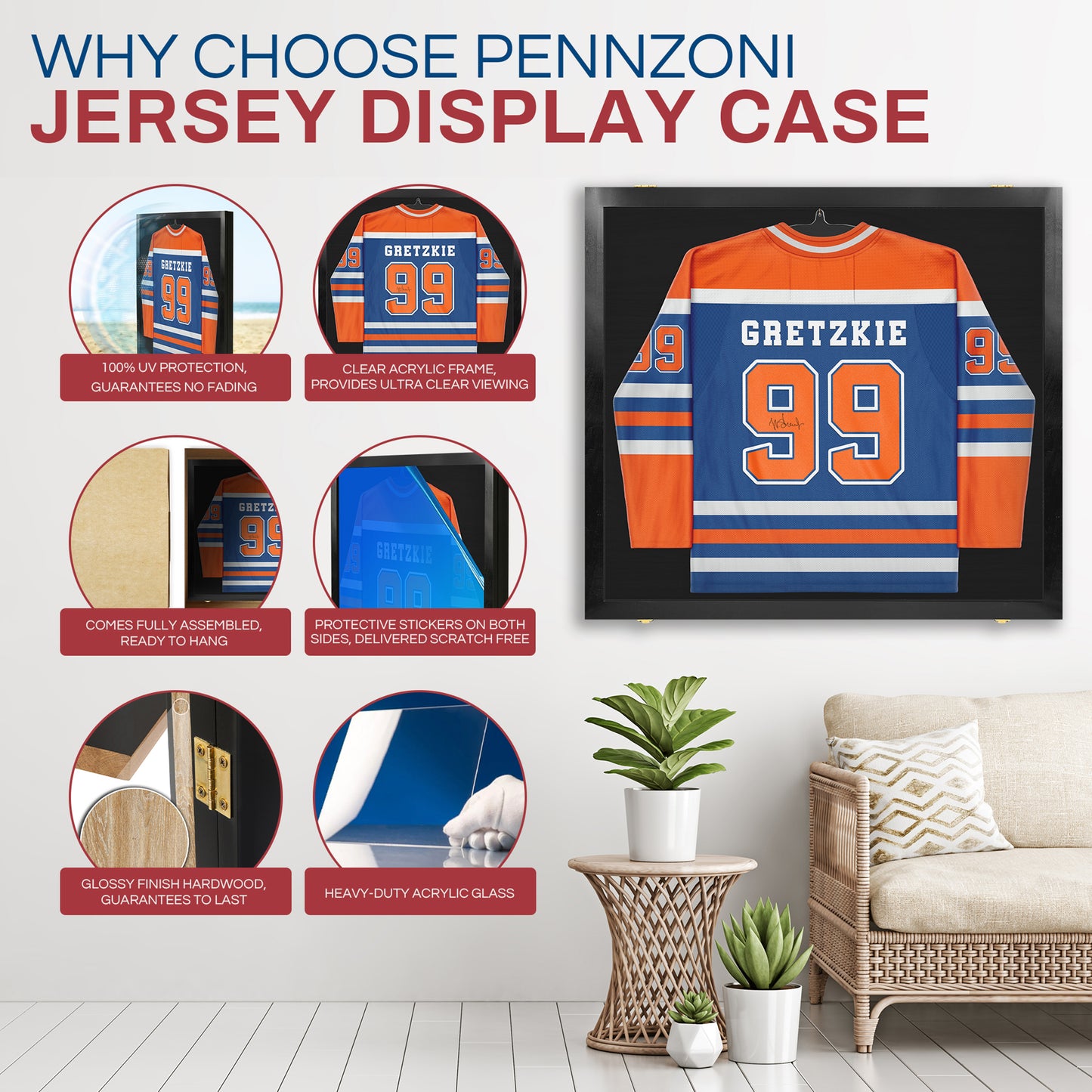 Jersey Display Case - Extra Large
